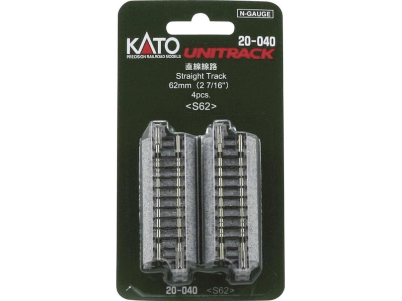 7078110 N Kato Unitrack Böjt spår 15° 249 mm 4 st | Hobby - Modelljärnväg - Skala N | GameStuff