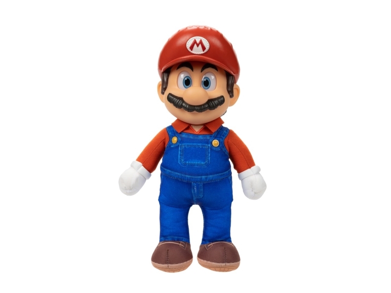 Jakks Pacific The Super Mario Bros Movie Plush Mario Action Figure 36cm 417264 Orbico