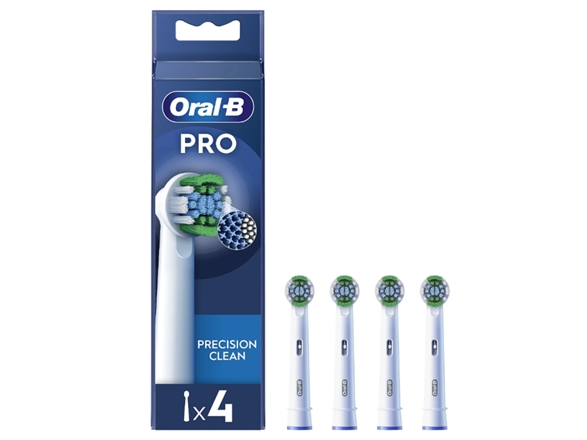 Braun Oral-B Eb20-4 Precision Clean Pro Dantų Šepetėlio Galvutės, 4 Vnt.