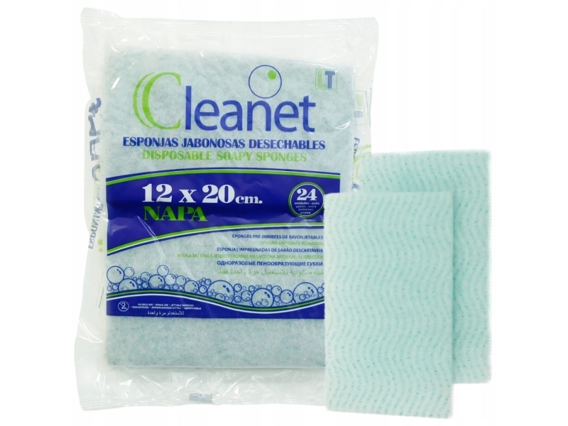 Cleanet Vaskemaskine Med Sæbevædet Svamp