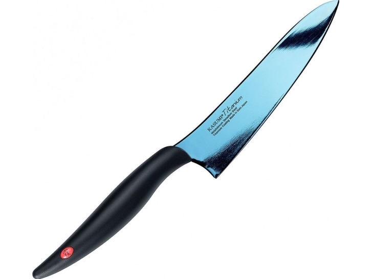 Kasumi Kasumi Titanium Kochmesser Länge 13 Cm, Blau