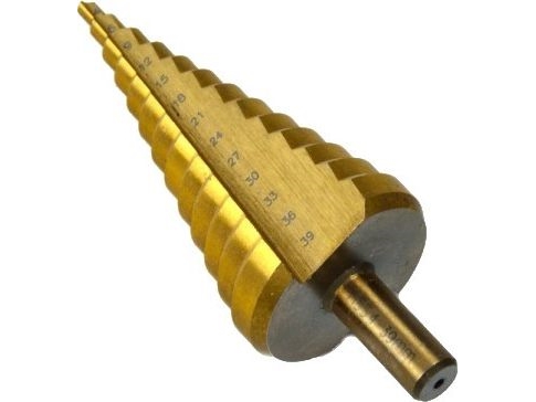 Geko konisk bor GEKO G38501 CHOINKA HSS SHAFT TITAN 4-39MM