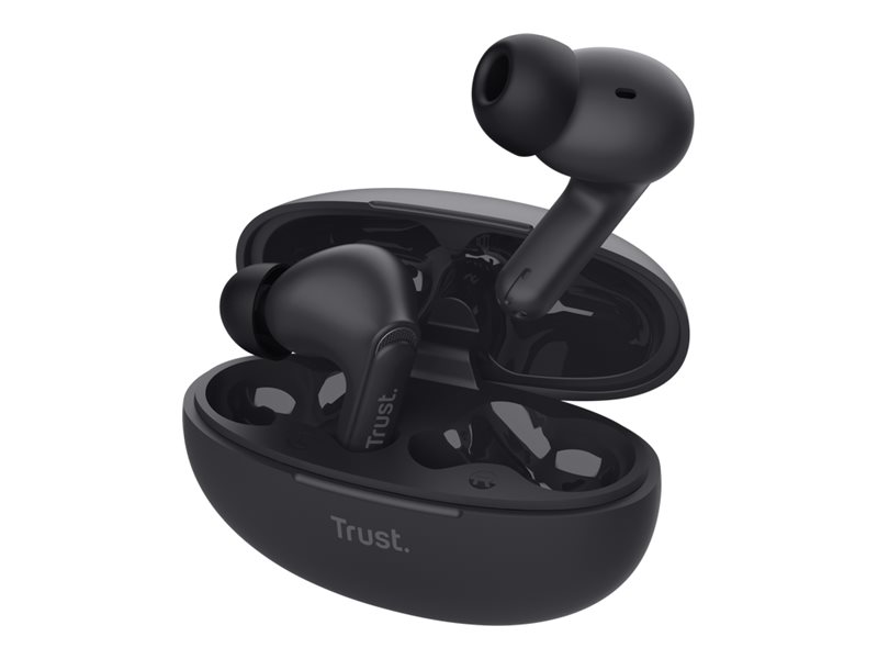 Trust Yavi - Ægte Trådløse Øretelefoner Med Mik. - I Øret - Bluetooth - Sort
