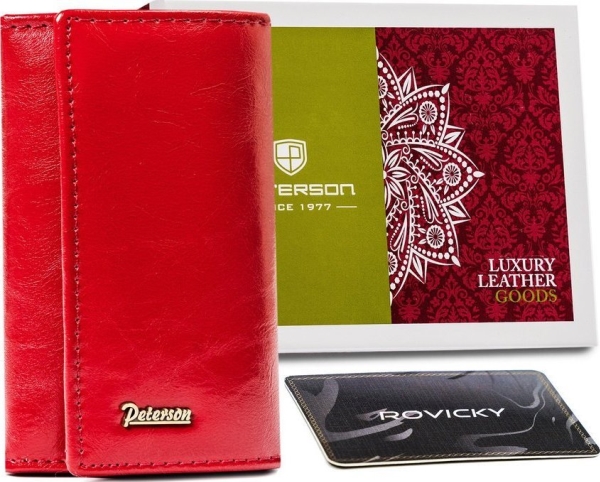 Peterson Nøgleetui i læder med rum Peterson NoSize