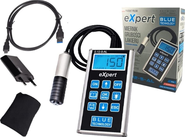 Blue Technology Blue Technology Blue Technology Blue Technology E-12-S-Al Farbdickenmessgerät (Expert)