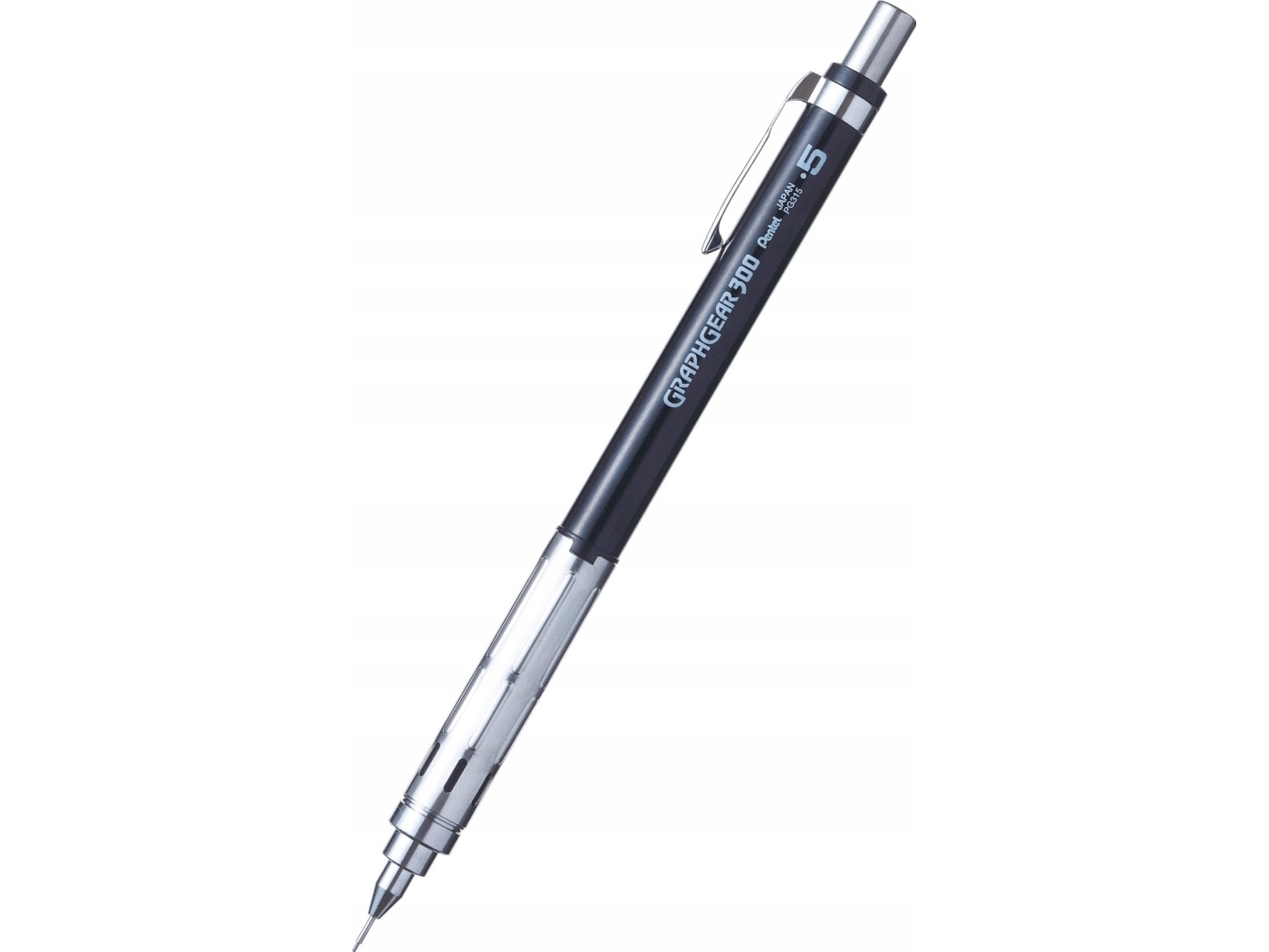 Pentel Graphgear 300 Automatik-Bleistift 0,5 Mm Schwarz, Black