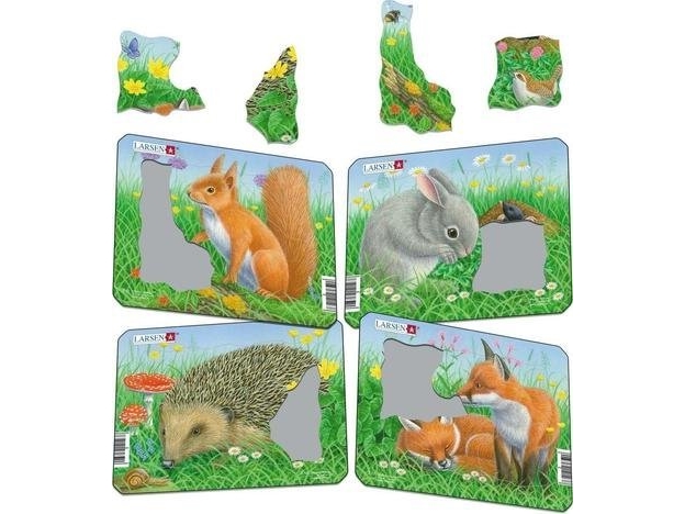 Larsen Puzzle Waldtiere Mini