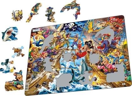 Larsen Puzzle Piratenschlacht Maxi