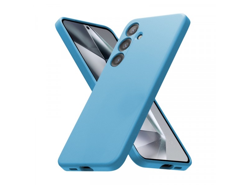 Etui Crong Farbhülle Für Samsung Galaxy S24 Blau