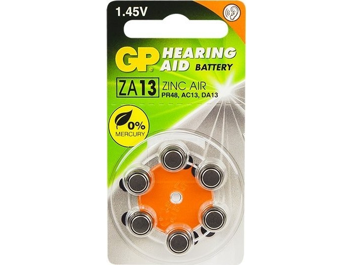 Blow 82-522# Akku 13za gp 1.45v 7.9x5.4mm 6kpl läpipainopakkaus 290ma