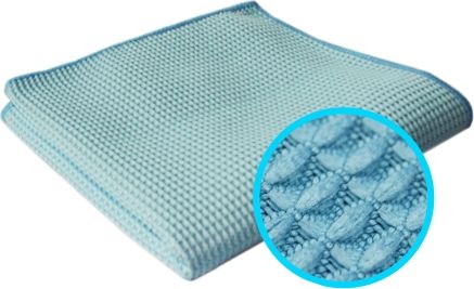 CleanPRO mikro fiberklud, vaffel, 40 x 40 cm – blå