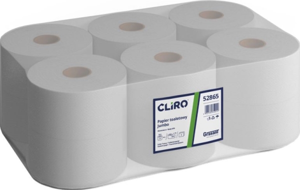 Cliro Toiletpapir 2-Lags 135 M, 12 Ruller, 65% Hvidhed