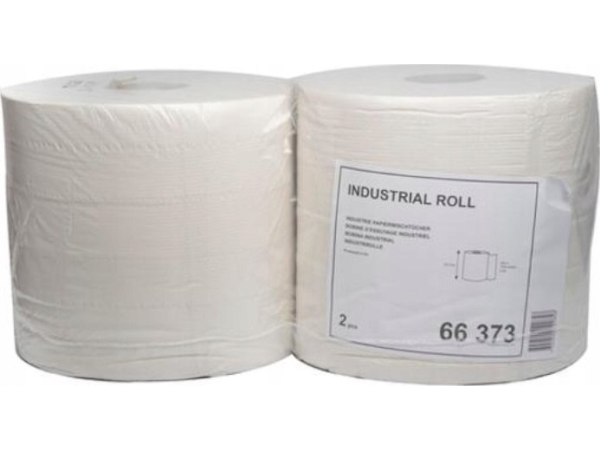 Tork Tork - Papierreinigungsrolle, 2-Lagig, W1/W2, Recycelt - Weiß