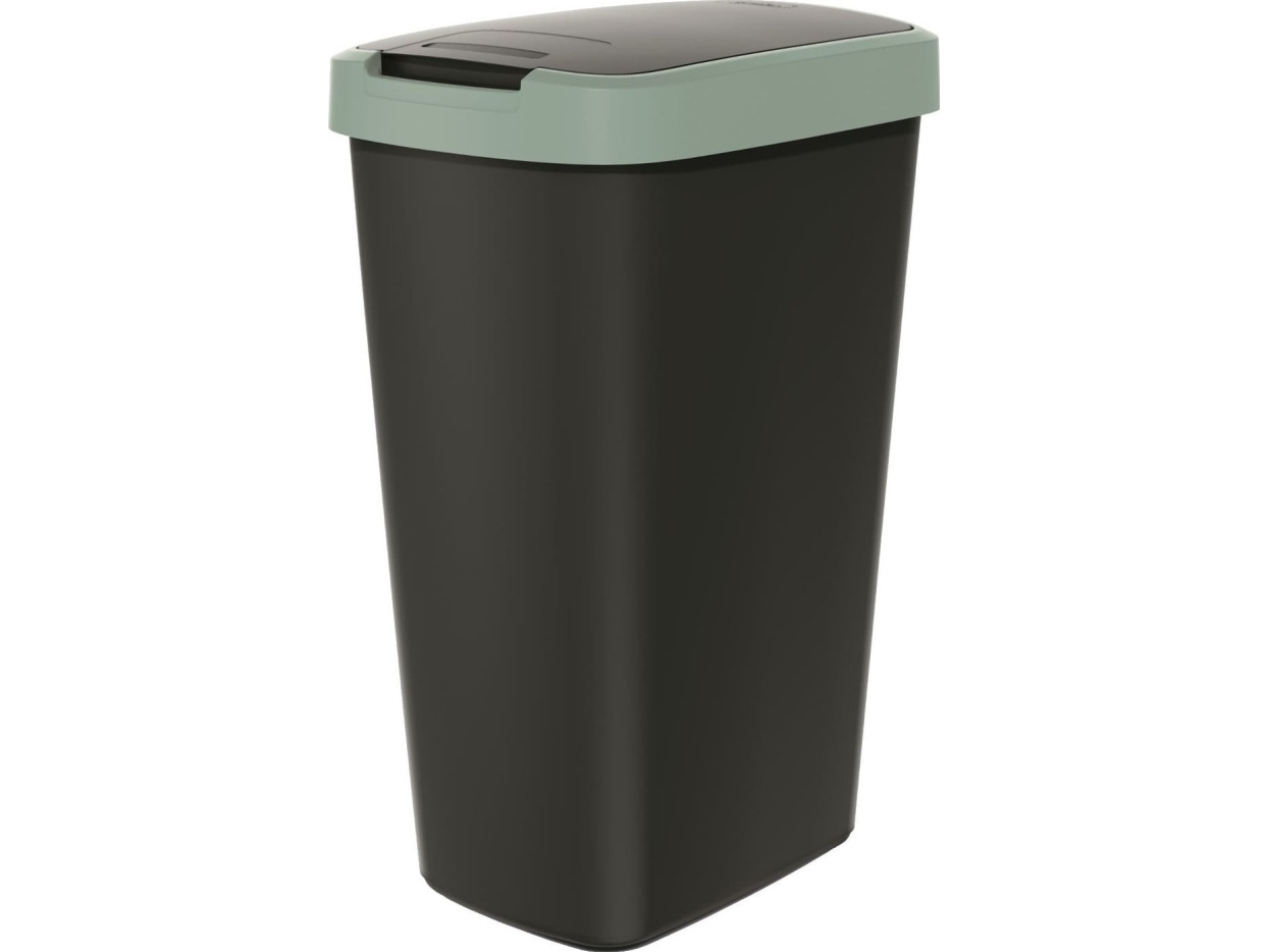 Prosperplast Šiukšlių dėžė COMPACTA Q - šviesiai žalia 45l