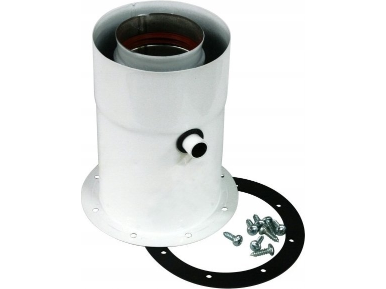 SpiroFlex 60/100 FKP-adapter med mätnipplar vit | Ventilation & Klimat - Uppvärmning - Skorstena | GameStuff