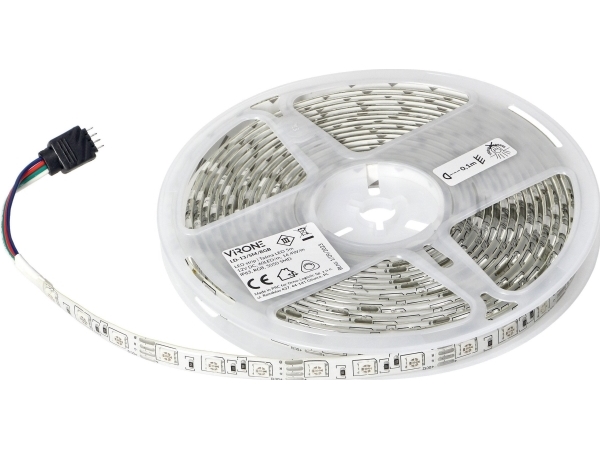 Orno Led Streifen Led Streifen 12V, 5050, 60L/M, 14,4W/M, Ip63, Rgb, 5M