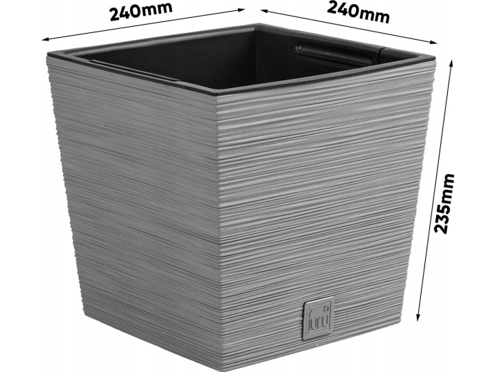 Prosperplast Blomkruka Låg Furu DFS240 Grå | Trädgården - Trädgårdstillbehör - Krukor & Kannor | GameStuff