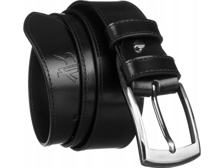 Rovicky Bredt læderbælte til mænd med metalspænde Rovicky Bæltelængde 100