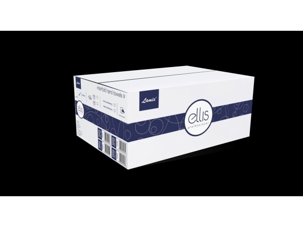 Ellis Recznik Zz Ellis Professional 100% Cellulose Med Lilla Tryk 2615