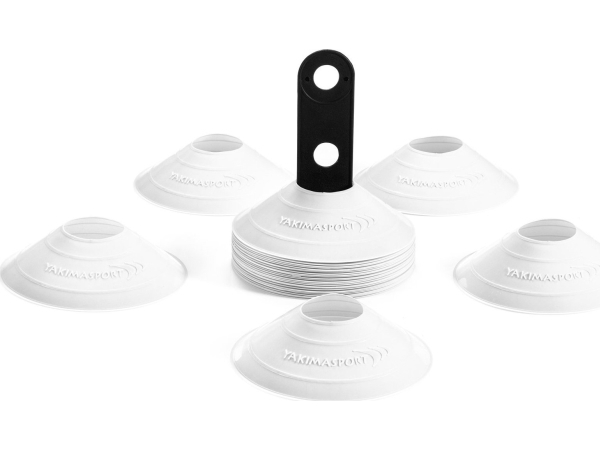 Yakimasport Islets, Kegel, Kegel, Hauben, Trainingspilze In 1 Farbe Weiß