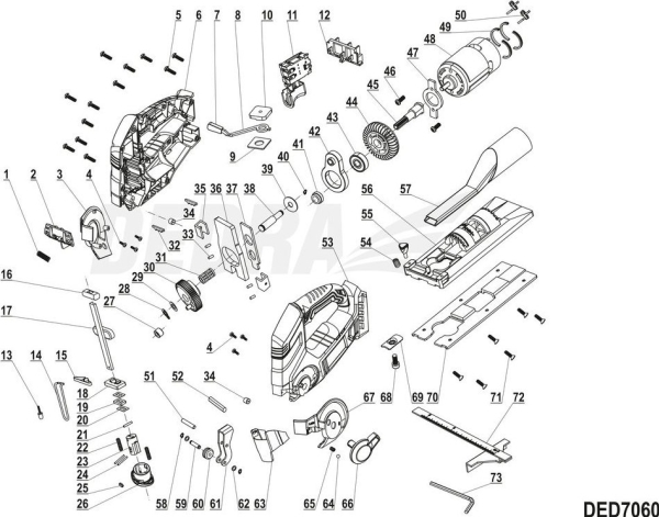Dedra Bladhållare kpl. | Verktyg & Verkstad - För verkstaden - Övriga | GameStuff