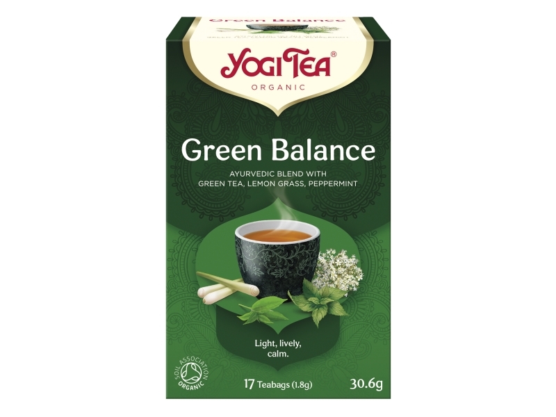 Yogi Tea Green balance Økologisk - (6 stk.)