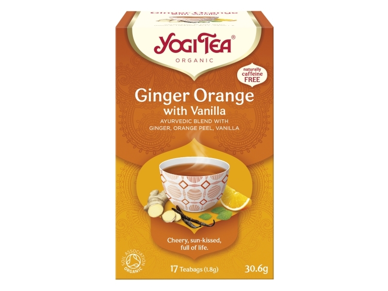 Yogi Tea Ginger orange vanilla Økologisk - (6 stk.)