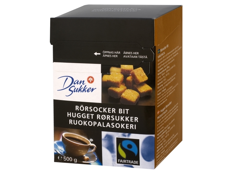 Hugget Rørsukker Fairtrade - (10 stk.)