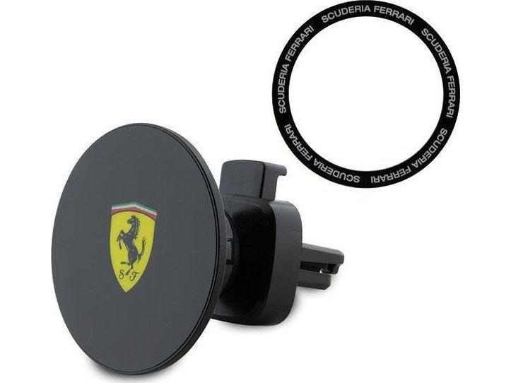 Ferrari Magnetische Handyhalterung Für Lüftungsgitter Fechmmak Schwarz/Schwarz 2023 Collection Magsafe
