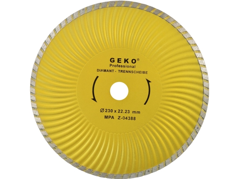 Geko Diamantskive 230 Turbo Plus Profi (G00274)