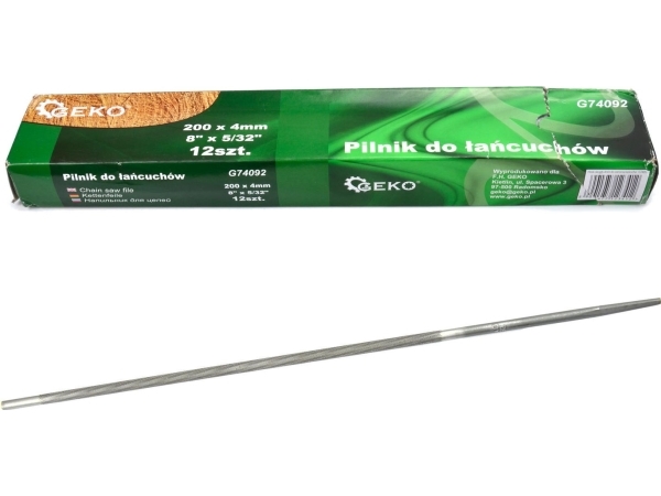 Geko Rundfeile 4 Mm Zum Schärfen Der Kette (G74092)