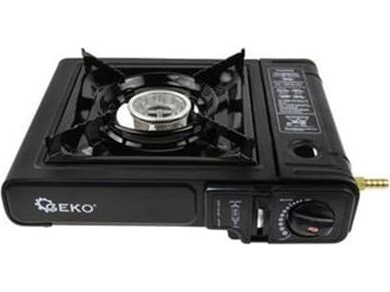 Geko Gas-Varmeblus/Komfur Til Camping Med Ventil G80522