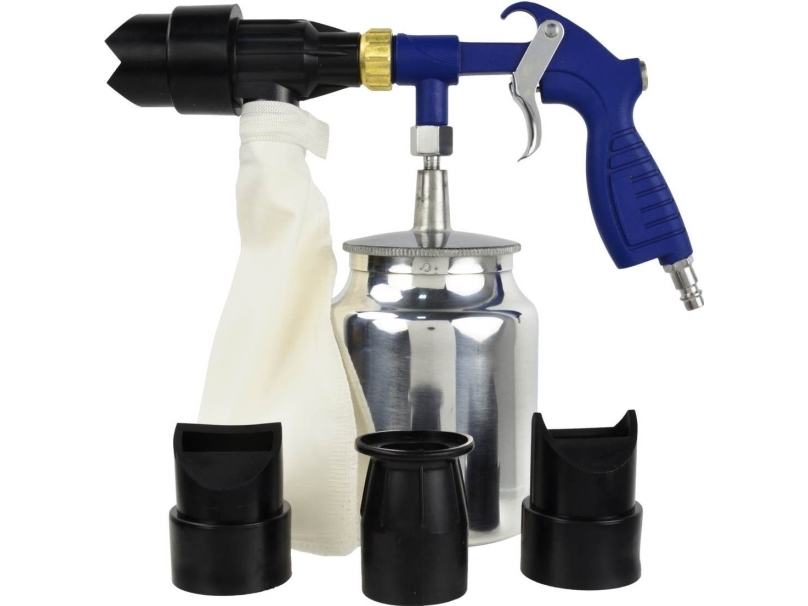 Geko Sandblästringspistol med 1000g återvinning (8) | Elverktyg - Prof. Akku verktyg - Spikpistoler | GameStuff