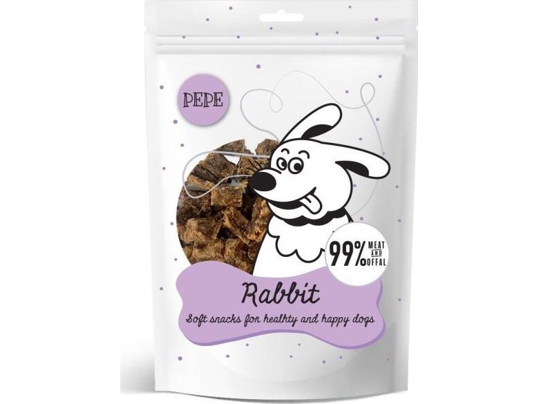 Paka Zwierzaka Paka Zwierzaka Pepe Mini Chunkies Kaninchen 70G