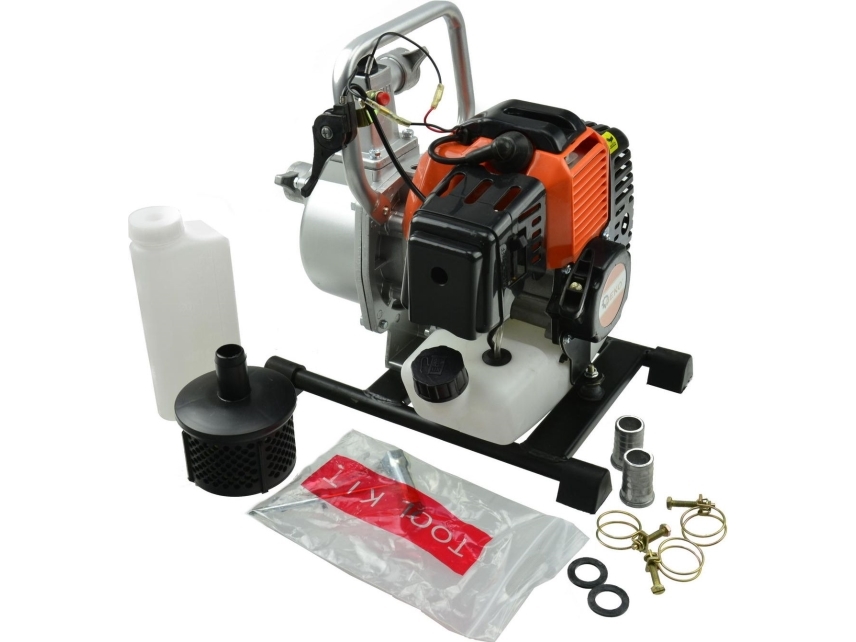 Geko Benzindrevet vandpumpe, motorpumpe