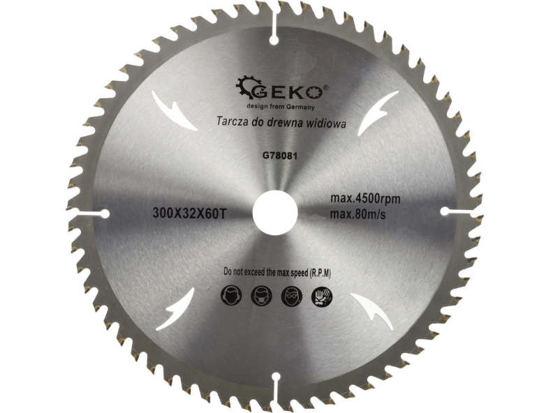 Geko Sägeblatt Für Holz 300X32x60t (G78081)