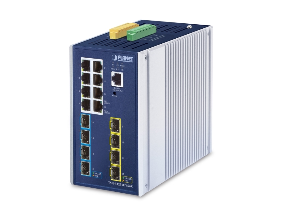 Planet Ip30 Din-Rail Industrial L3, Managed, L3, Gigabit Ethernet (10/100/1000), Vollduplex, Wandmontage
