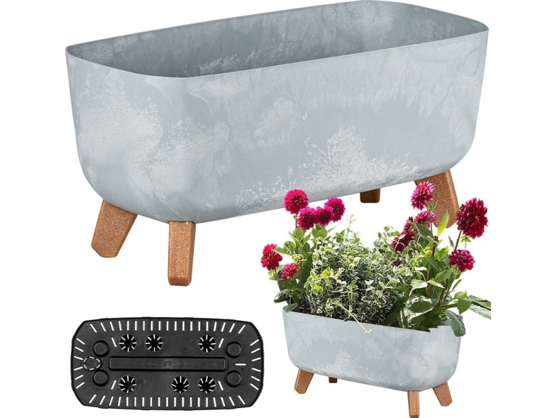 Prosperplast blomsterpotte GRACIA CASE betonlook beton DGCL400E-422U