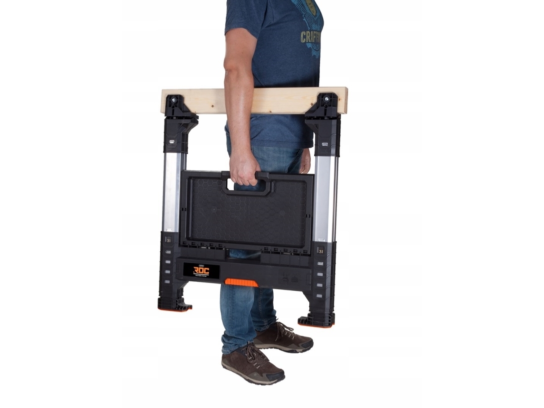 KETER 3313356 sågbock justerbar i höjd, hopfällbar 1360 kg (B x H x D) 71 x 82 x 6,9 cm 7,2 kg 1 st | Verktyg & Verkstad - För verkstaden - Arbetsbock | GameStuff