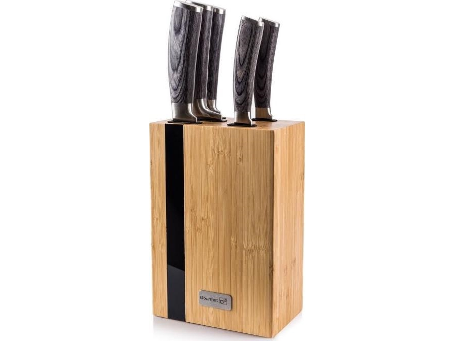 Messerset Mit Ständer G21 Gourmet Rustic 5 Stück 6002237