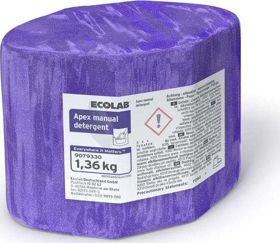Ecolab 9080090 - APEX manuell rengjøringsmiddel 1,36 kg