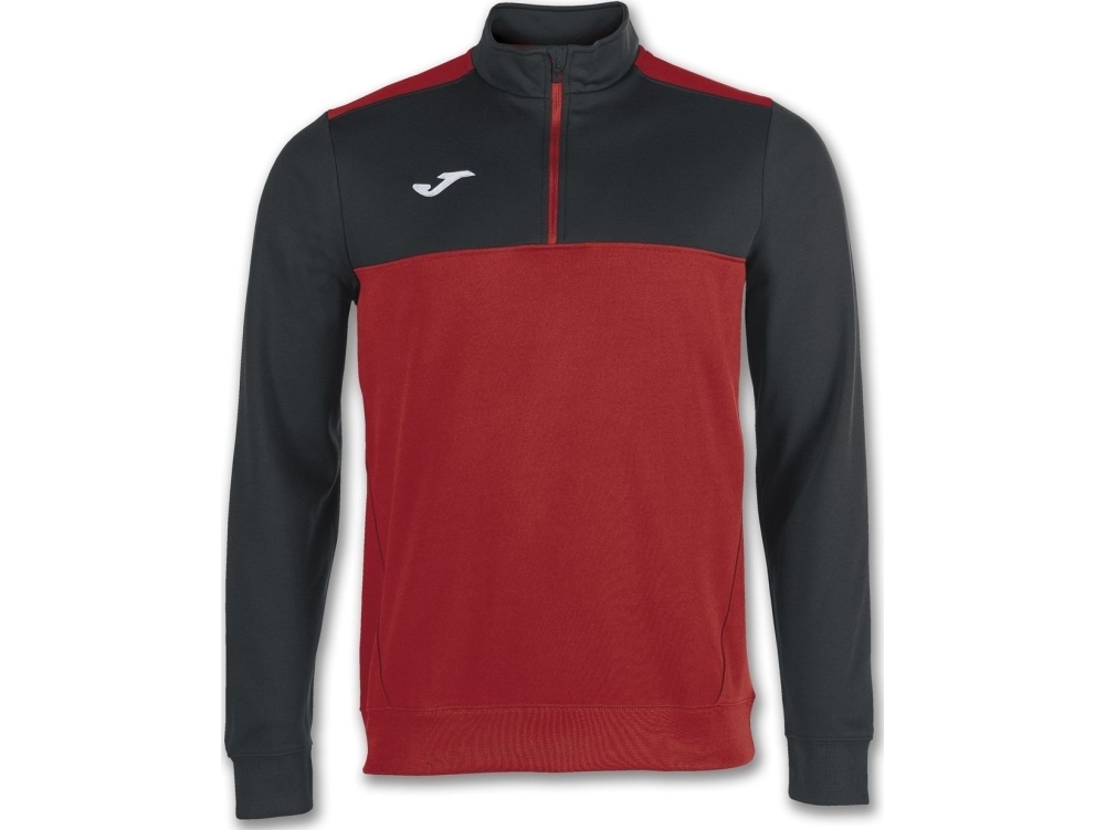 Joma Rød og sort træningssweatshirt Joma Zip Winner 100947.601 XL