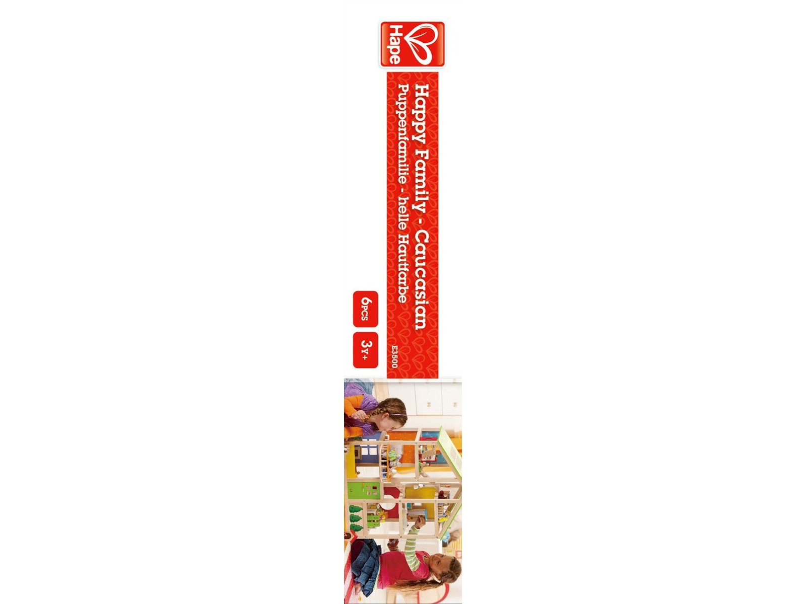 Hape Happy Family kaukasisk | Leksaker - Figurer & Dockor - Figurlekset | GameStuff