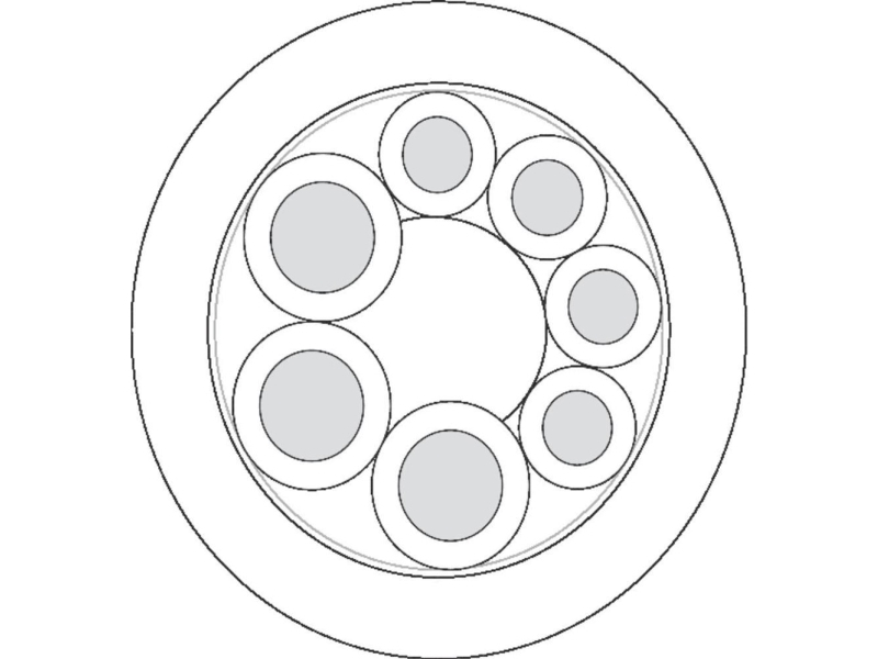 LAPP UNITRONIC® SENSOR sensorkabel 3 x 0,75 mm² + 4 x 0,34 mm², sort 100 m (7038880)