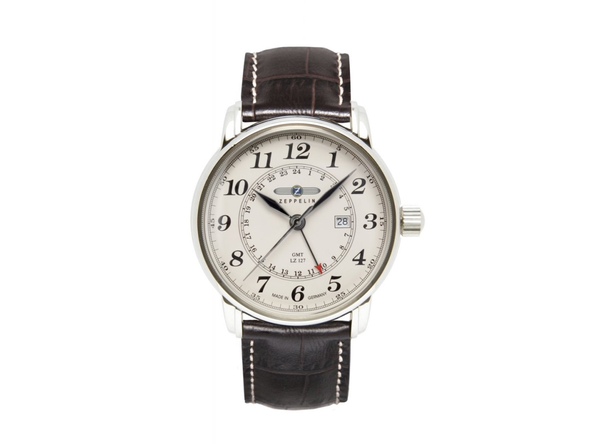 Zeppelin 7642-5 Ur Wrist Watch Hanstik Kvarts Sølv