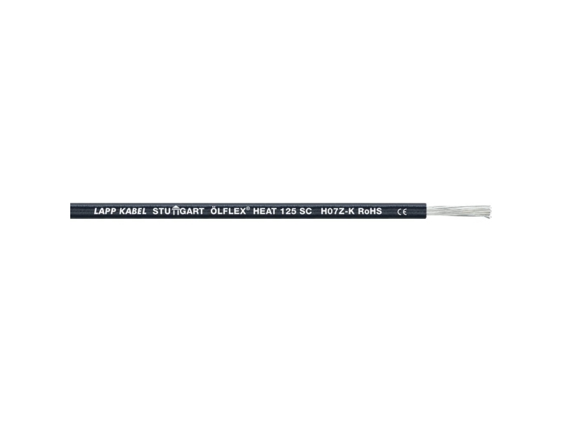 LAPP 1232106 ÖLFLEX® HEAT 125 SC styrkabel 1 x 0,50 mm² grå/transparent 1125003-100 100 m
