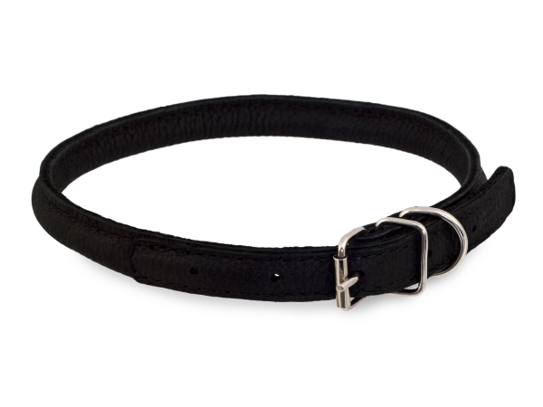 Collar Lederhalsband Rund Genäht 17-20S