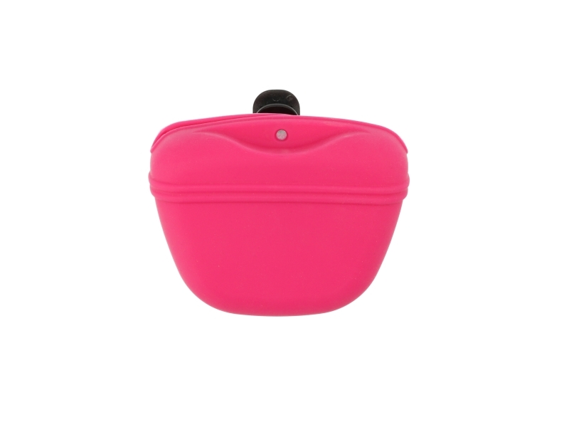 Dogman Silikone Hundegodbidstaske Lyserød