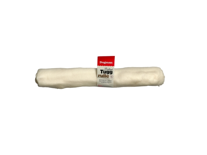 Dogman Tyggestang Rullet Uemballeret Hvid 30cm 30cm