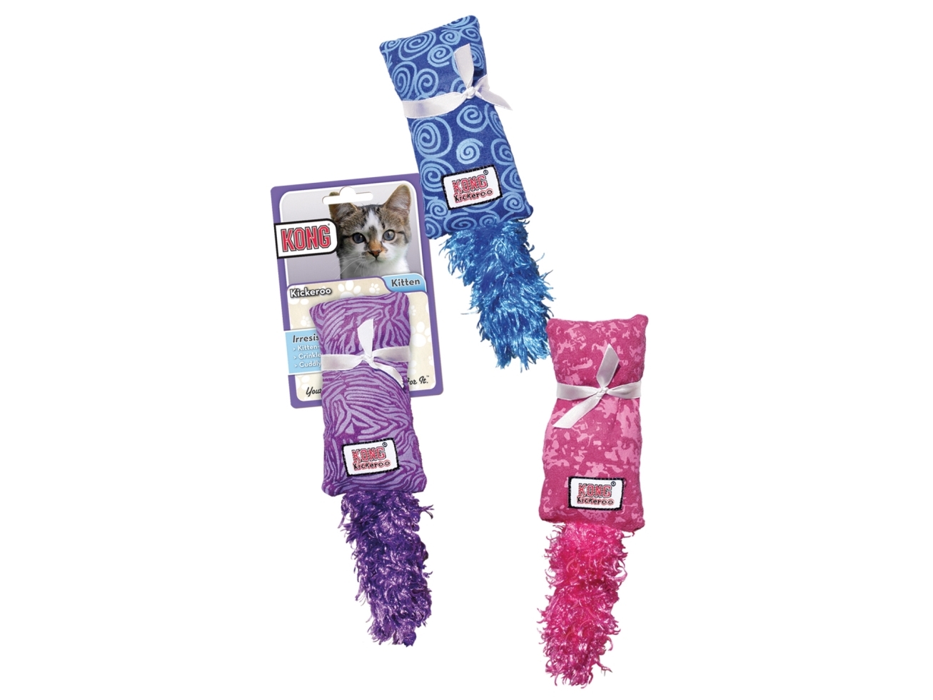 Kong Kattleksak Kickeroo Kitten Mix 22cm